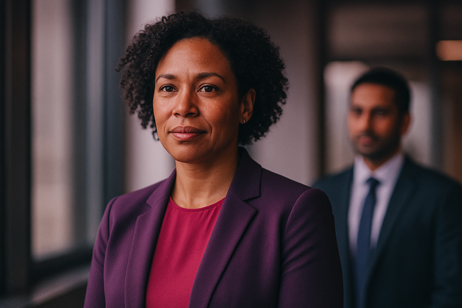 Professional readying for a leadership role