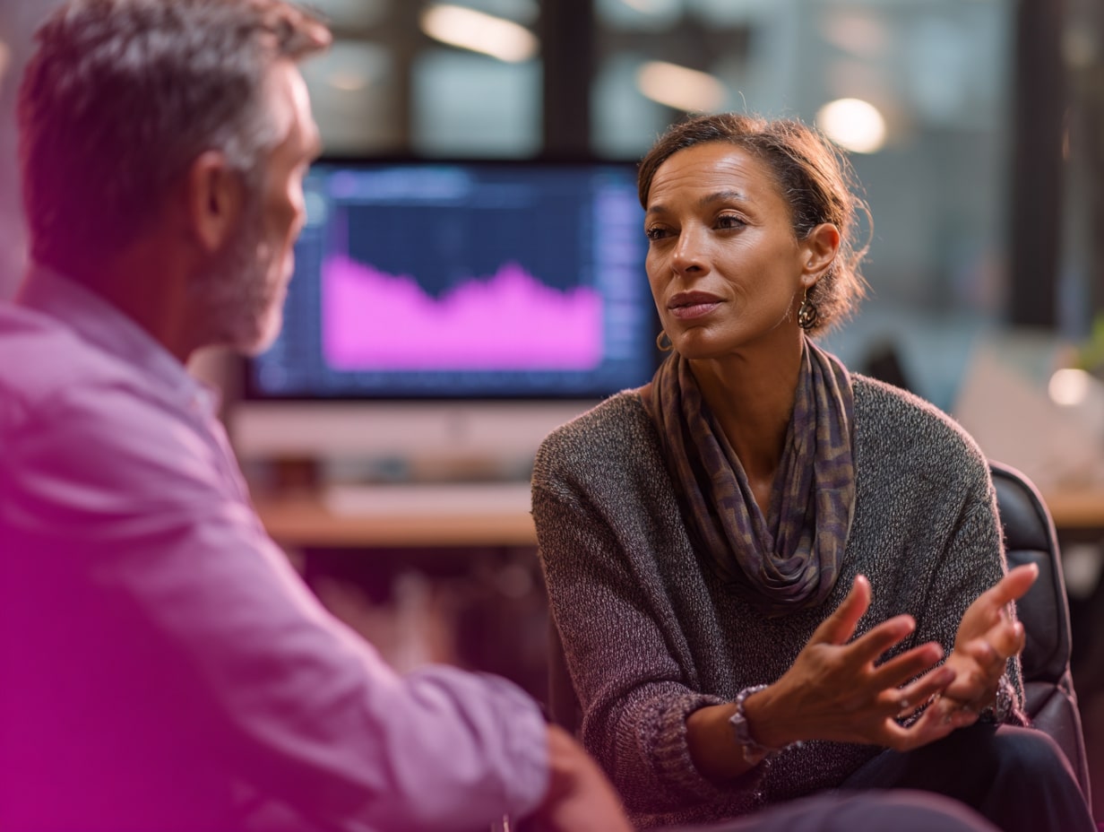 Young parents reviewing college savings and education funding plans together